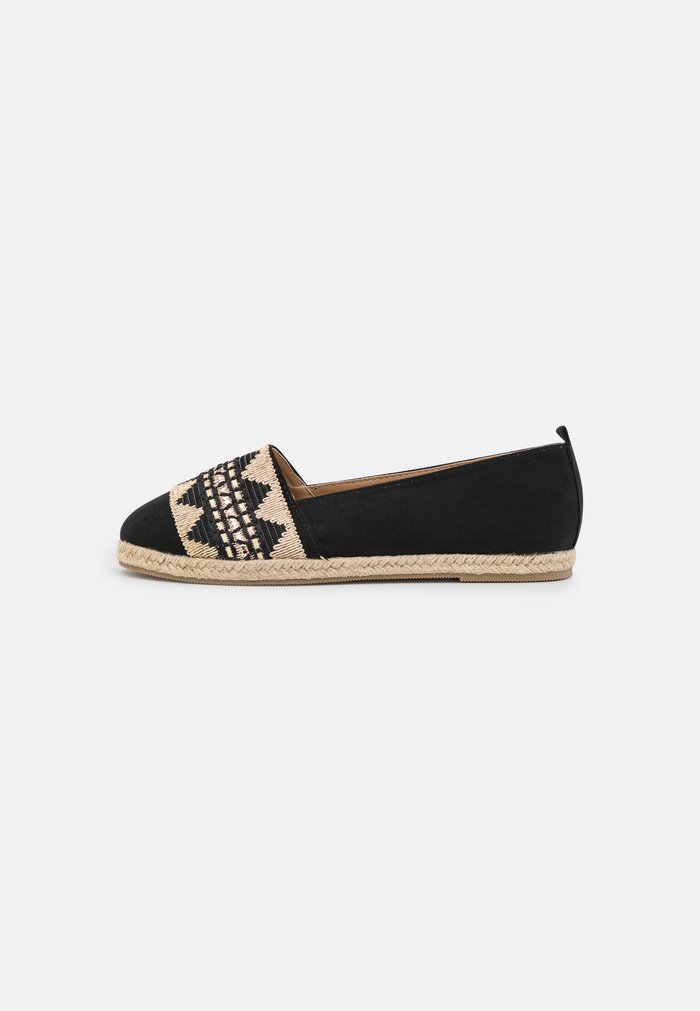 Chaussure Basse Anna Field Espadrillas Plates Slip on Noir Femme | VRX-6533720